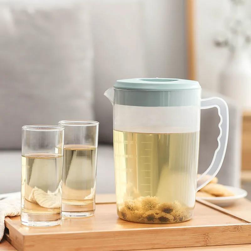 Cold Kettle Plastic Heat-resistant Cool Kettle Household Large Capacity Cold Water Cup Set Cold Kettle Juice Pot Teapot