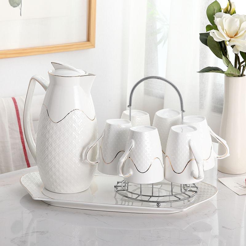 Cool Kettle Set Creative Water Cup Household Tea Cup Ceramic Cold Kettle Tea Set Household High Temperature Water Ware