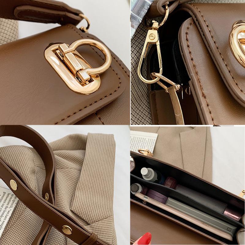 Multi-Layer Large Capacity Women Shoulder Messenger Bags Casual Female Crossbody Bags Portable PU Leather High Quality 4 Colors