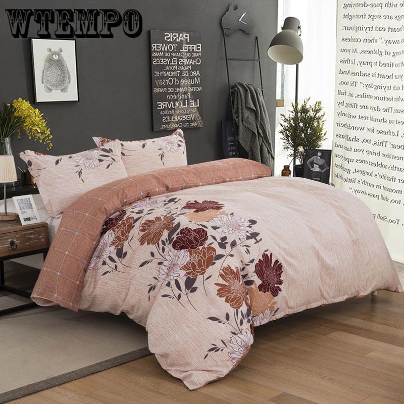 Bedding Set Floral Print Bedlinen 100% Cotton High Quality Full/queen Size Quilt Cover