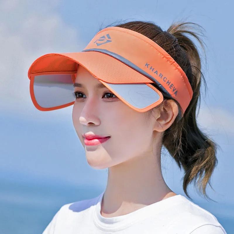 Men's Summer Sun Protective Sun Hat Women's Outdoor Visor Hat Empty Top Cap Sun Hat Casual Sports Hat