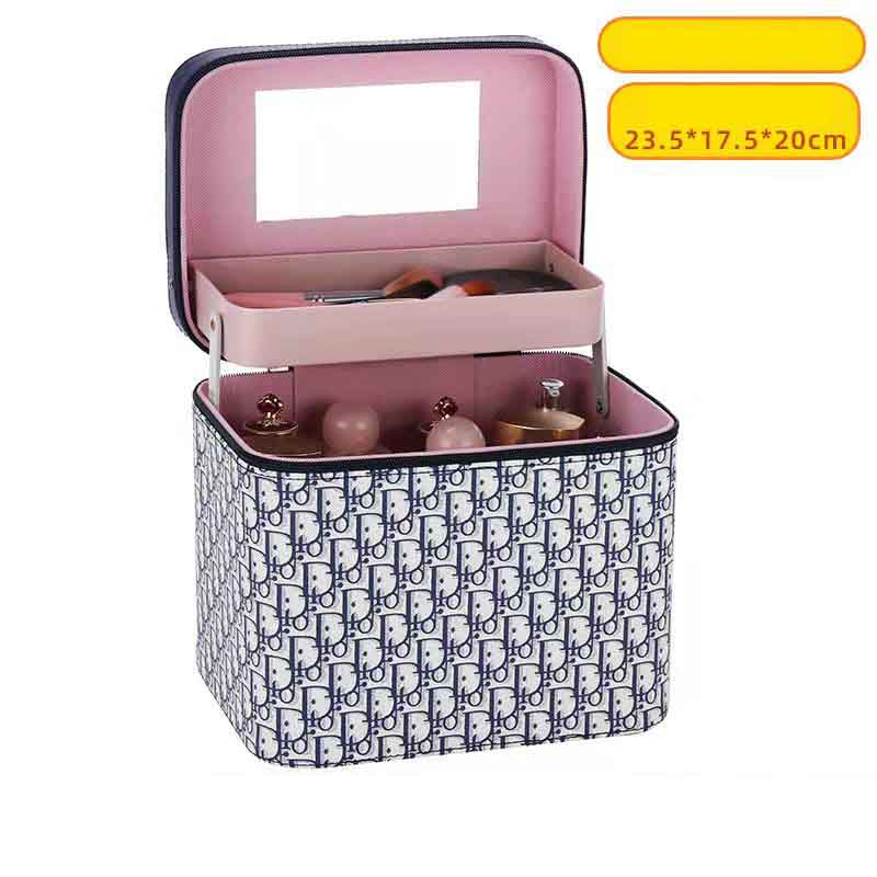 Cosmetic Bag Fashion Multifunctional Portable Cosmetic Storage Box Multi-layer Travel Storage Box