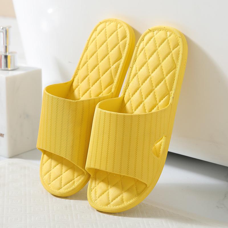 European-style Simple Soft Bottom Men's and Women's Slippers Home Indoor Sandals Couple Bathroom Non-slip Wear-resistant Slippers