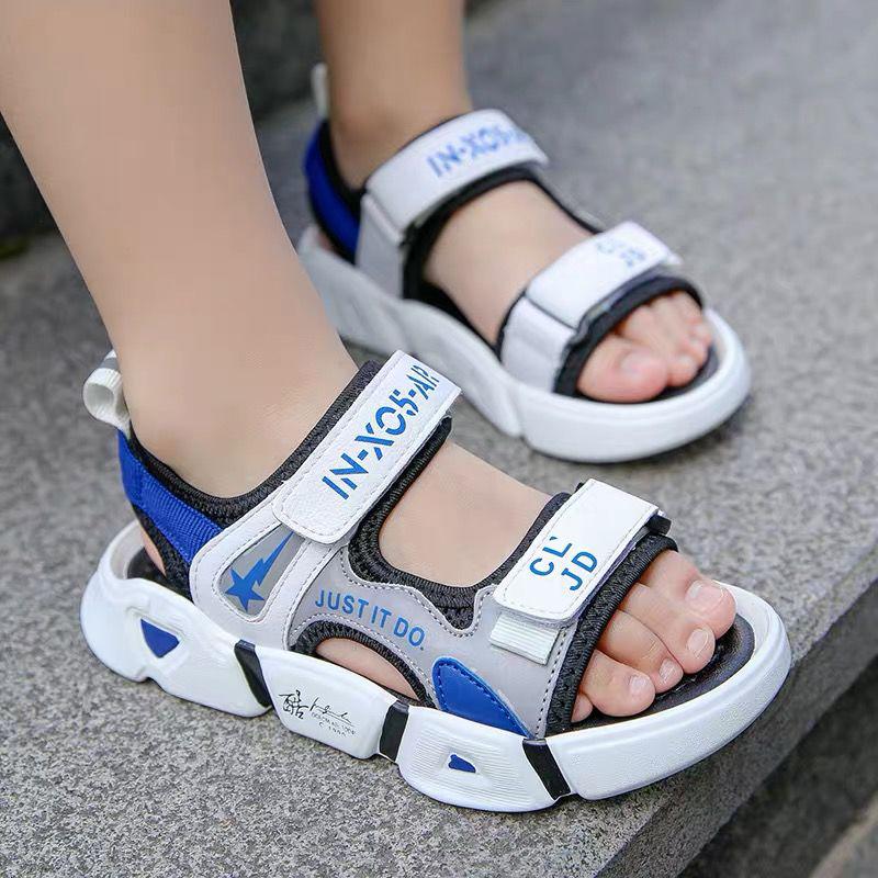 Girls Boys Sandals Beach Shoes Summer Open-toed Breathable Children's Princess Shoes Female Student Sandals