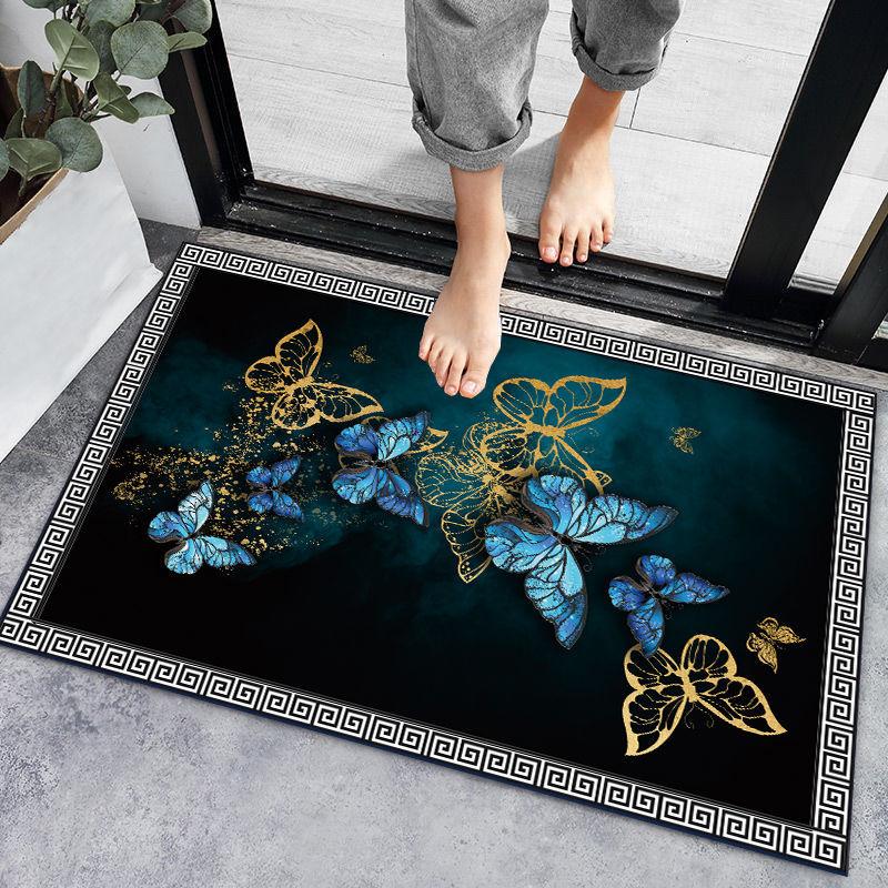 Nordic Style Home Entrance Floor Mats Carpet Bathroom Toilet Water Absorbent Floor Mats Kitchen Floor Mats Bathroom Non-slip Mats