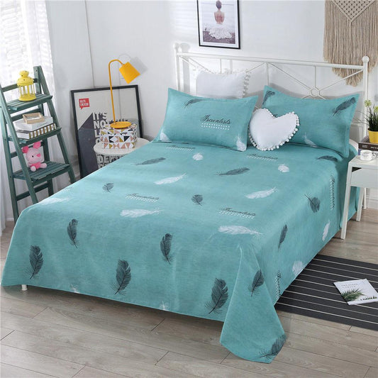 Twill Skin-friendly One-piece Bed Four Seasons Universal Student Dormitory Bed Linen Household Bedding