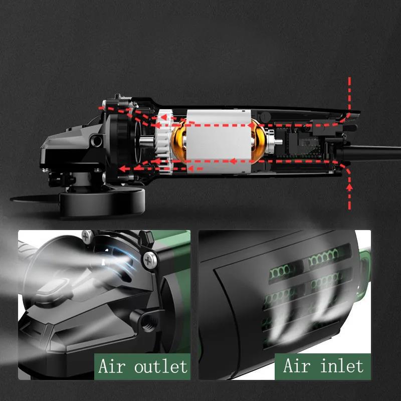 9 Styles Electric Angle Grinder Set Multi-function Grinder Cutting Machine Support 100mm Roulette Garden Tools Industrial Supplies