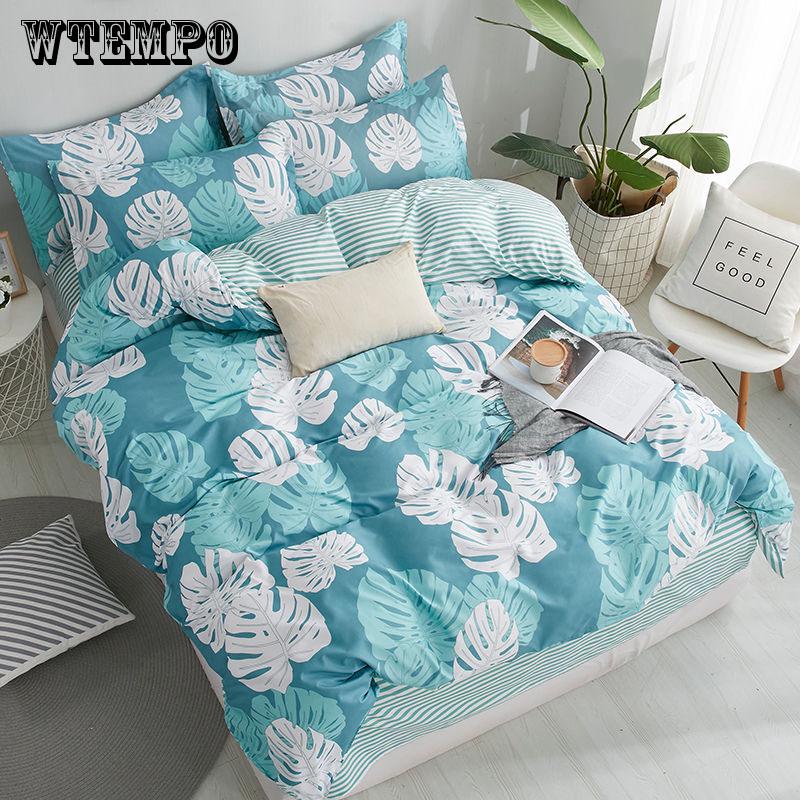 Pillowcase Duvet Cover Set  Printing Bedding Sets Queen Double Full Twin Size Duvet Cover