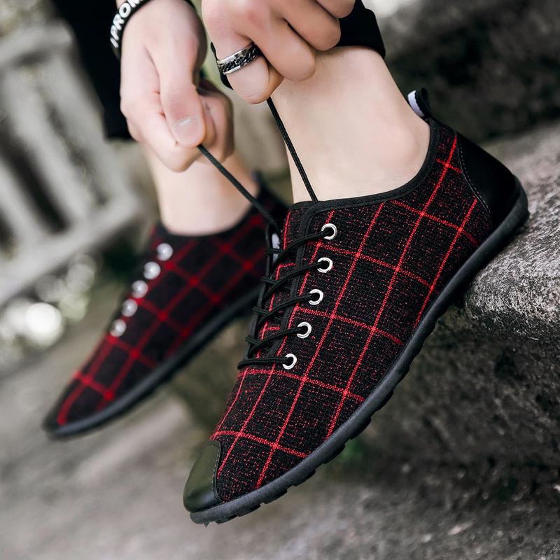 Peas shoes cloth shoes breathable one foot cloth shoes fashion cloth shoes men canvas shoes