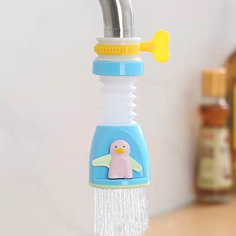 Kitchen Faucet Splash-proof Sprinkler Spout Universal Cartoon Cute Water Purification Extender Household Tap Water Filter