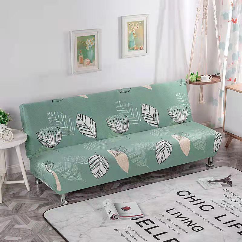 All-inclusive Sofa Cover Spandex Folding Sofa Bed Cover Sofa Slipcovers for Living Room Armless Sofa Cover