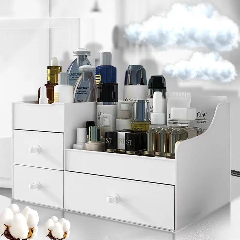 3-color Makeup Drawer Storage Box Jewelry Container Box Cosmetic Drawer Rack