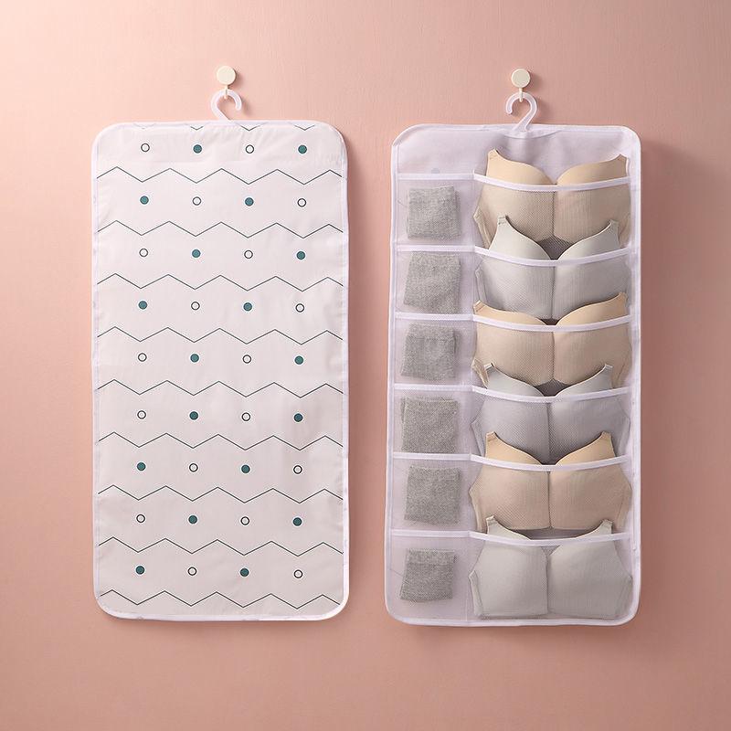 6/12/18 Pocket Underwear Organizer Bag Small Items Storage Wall Hanging Bag Panties Collection Bag Socks Room Storage Storage Hanging Bag