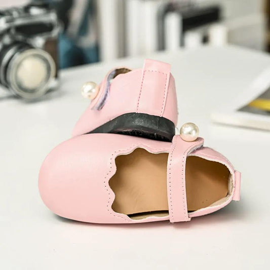 Girls Leather Shoes for Children Wedding Dress Princess Dance Shoes Kids Black Student Sandals Korean Fashion Performance Shoes