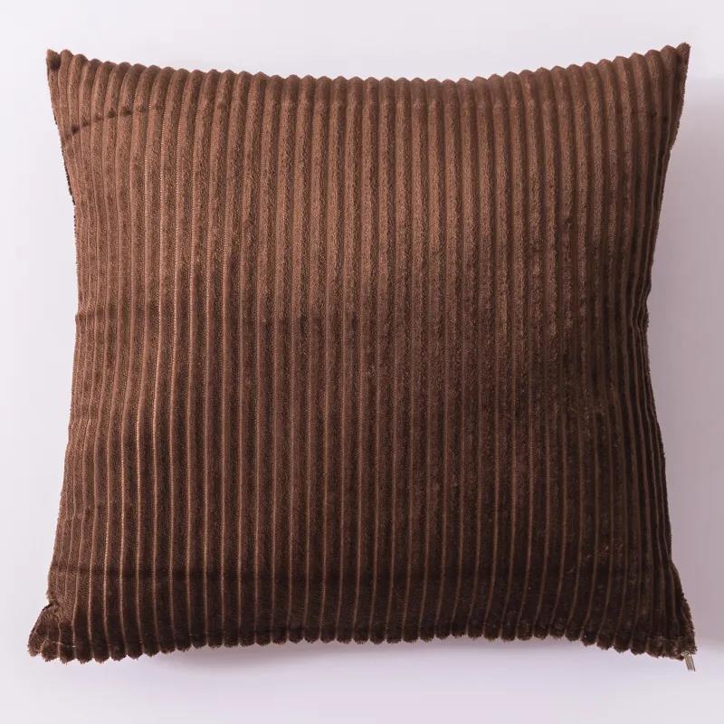 Solid Color Throw Pillow Car Sofa Cushion Flannel Cushion Bedside Backrest Square Pillow Cushion