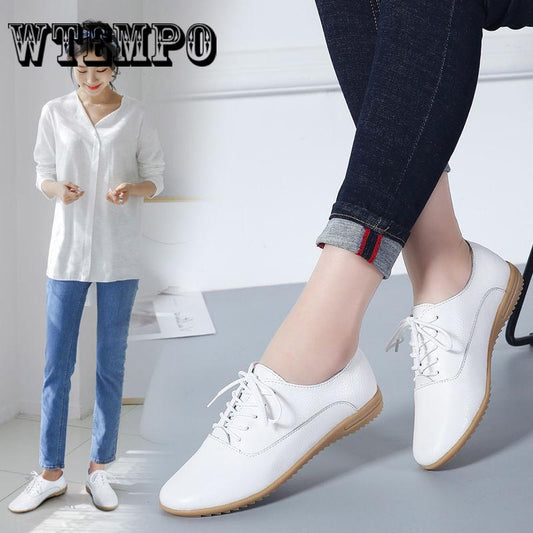 Pair of Shoes Women Ballet Flats Summer Casual Women Shoes Women Loafers Leather Hollow Sandals