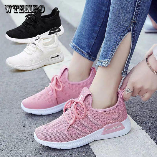 Athletic Shoes Women Breathable Mesh Shoes Athletic Running Shoes