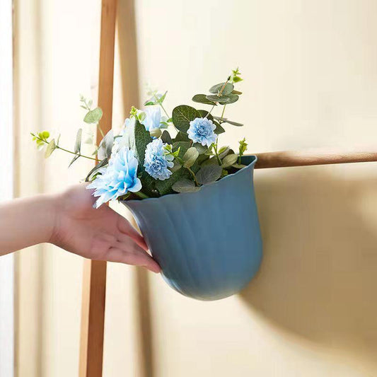 3Pcs Kitchen Wall-mounted Trash Can Flower Pots Kitchen Waste Countertop Trash Can Cabinet Door Hanging Do Not Bend Down Trash Can Home Organizer