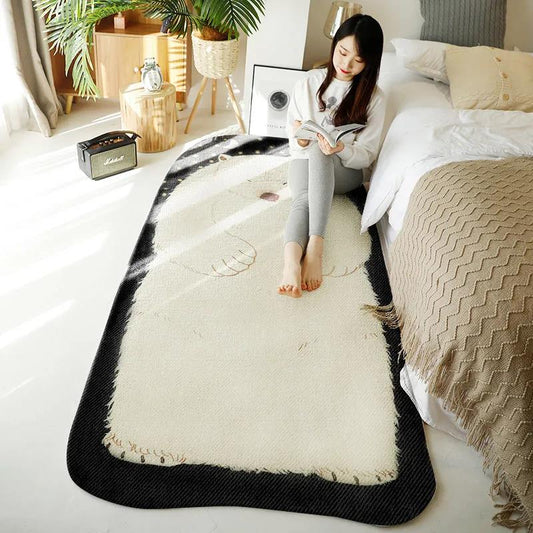 Bedside Carpet Mattress Bedroom Dirty Bedroom Bedside Cute Bears Full Shop Female Room Carpet Mat