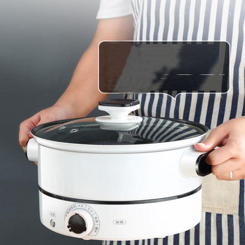 Electric Frying Pan Multi-function Electric Pot Electric Mini Electric Pot Household Steamer Electric Skillet Non-stick Pot