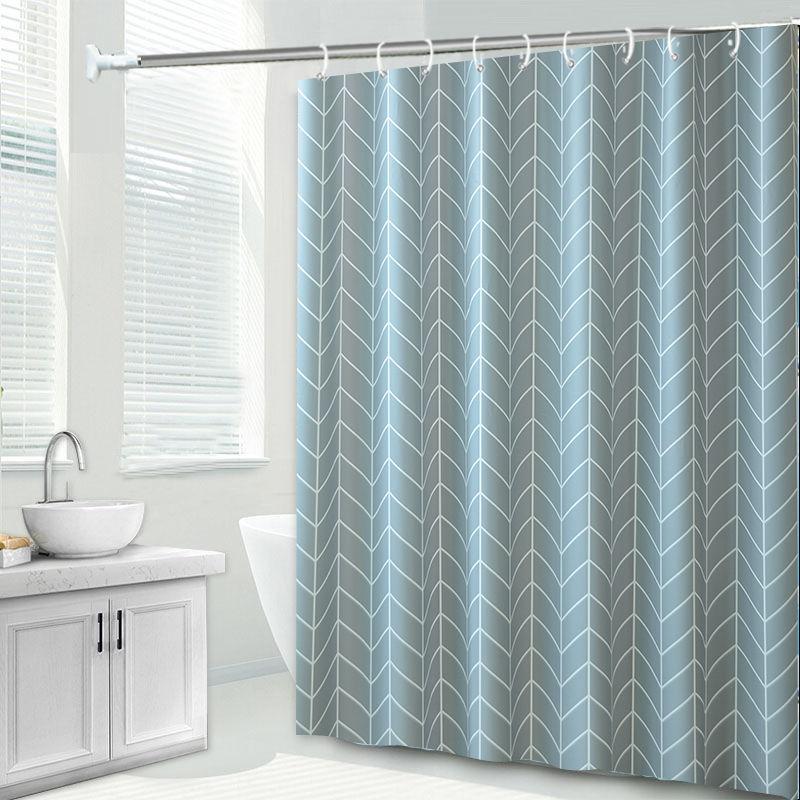 Bathroom Curtains 150*180cm Thickened Mildew-proof Shower Curtain Cloth Shower Covers Shower Partitions Waterproof Curtains Shower Curtains Toilets