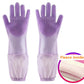 Dog Cat Bathing Gloves Massage Brush Extended Anti-cat Scratch Bites Dog Pet Gloves Dedicated Artifact Pet Grooming Hair Removal Washing Gloves