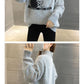 Autumn Winter Women Slim Knitted Sweater Tops High Neck Long Warm Baggy Chunky Pullovers Outwear