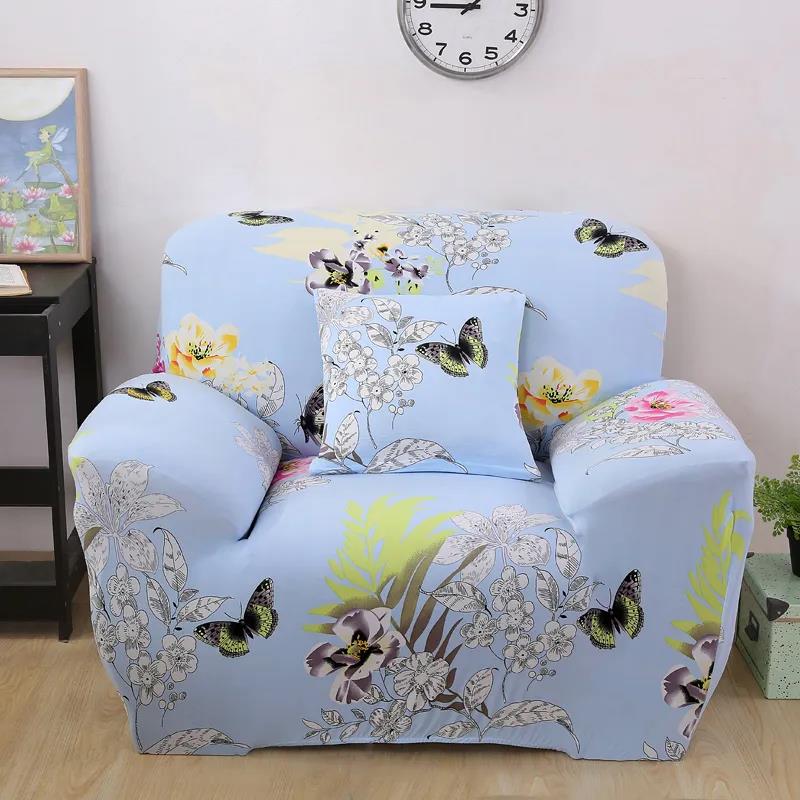 Four Seasons Universal Retro Printing Sofa Cover Living Room Single Seat Multi Seat Full Package Sofa Protective Cover