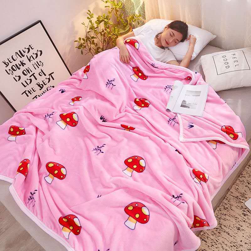 Blanket Super Soft Thick Coral Fleece Blanket Cover Blanket Sheet