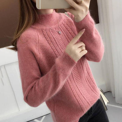 Cashmere Sweater Women Turtleneck Women's Plus Size Knitted Winter Women Warm Sweaters Female Jumper