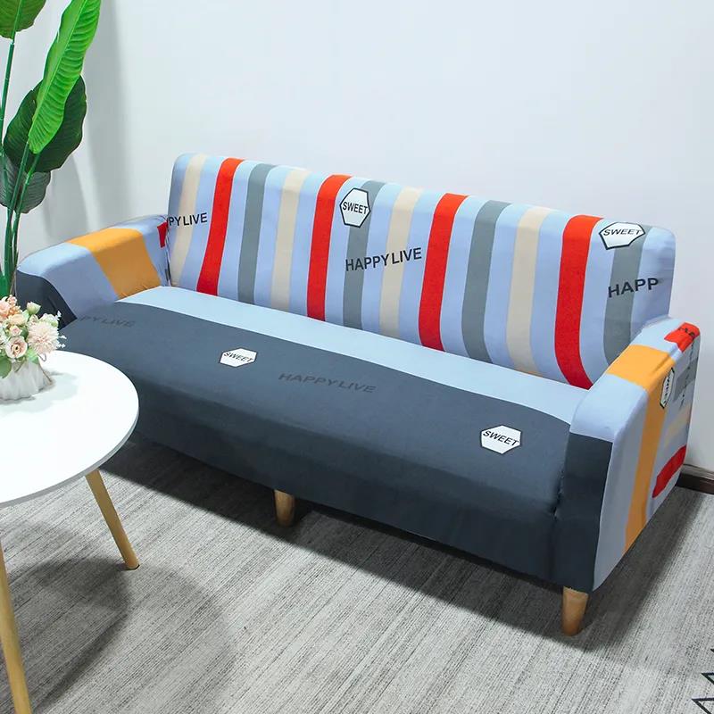 Elastic Sofa Cover for Living Room Adjustable Geometric Sofas Chaise Covers Lounge Sectional Couch Corner Sofa Slipcover