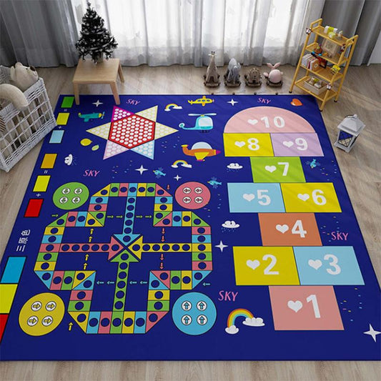 Cartoon Cute Nursery Blanket Crawling Bedside Anti-fall Blanket Puzzle Game Children's Carpet