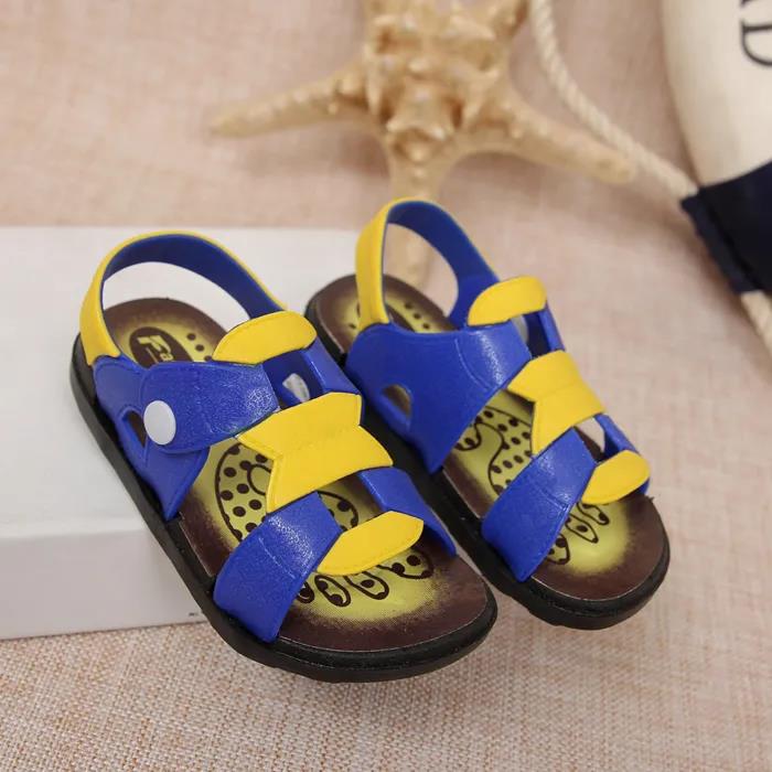 Children's Summer Shoes Non Slip Flat Colorful Casual Sandals Little Boys' Soft Sole Light Outdoor Beach Sandals