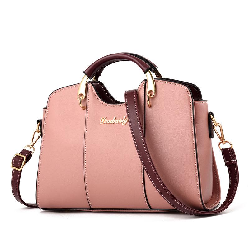 Female Bag  Leather Fashionable Shoulder Hand Female Bag Euramerican Style Atmosphere Lady Bag