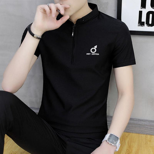 Men's POLO Shirt Summer Short-sleeved T-shirt Pure Cotton Loose Casual Business Trend Compassionate Shirt