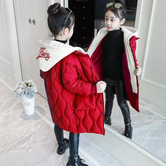 Girls Down Jackets Baby Outdoor Warm Clothing Thick Coats Children's Winter Jackets Kids Outerwear