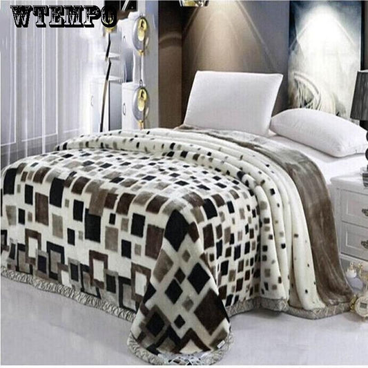 Wedding Blanket Fashion Cashmere Blanket Bedding Double Thick Blanket Winter Blanket