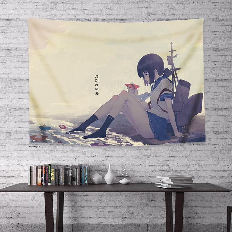 Anime Background Tapestry Dormitory Bedside Must-have Wall Cloth Household Room Decoration Hanging Cloth