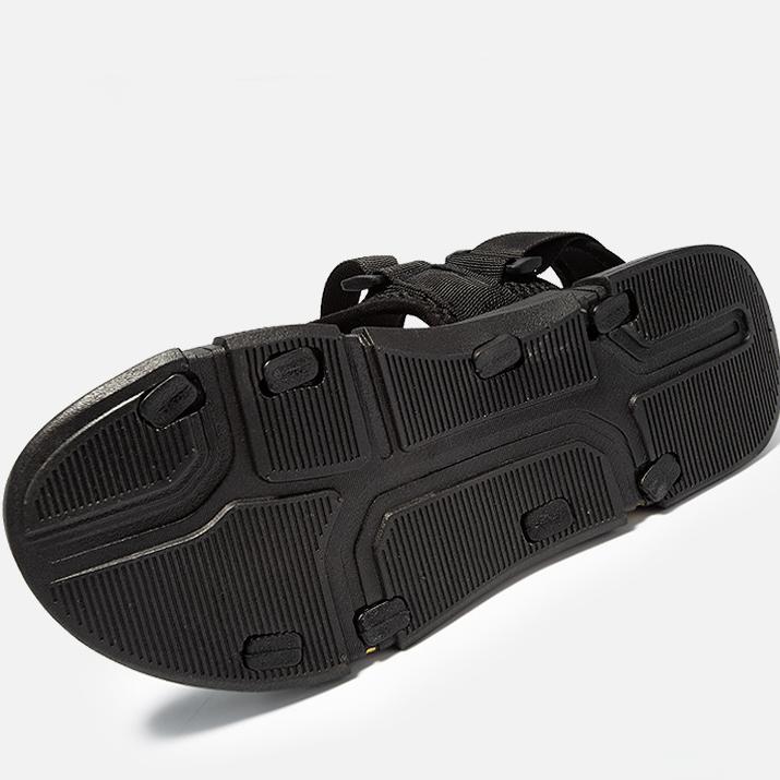 Men's Summer Casual Sandals Non-slip Breathable Black Slippers