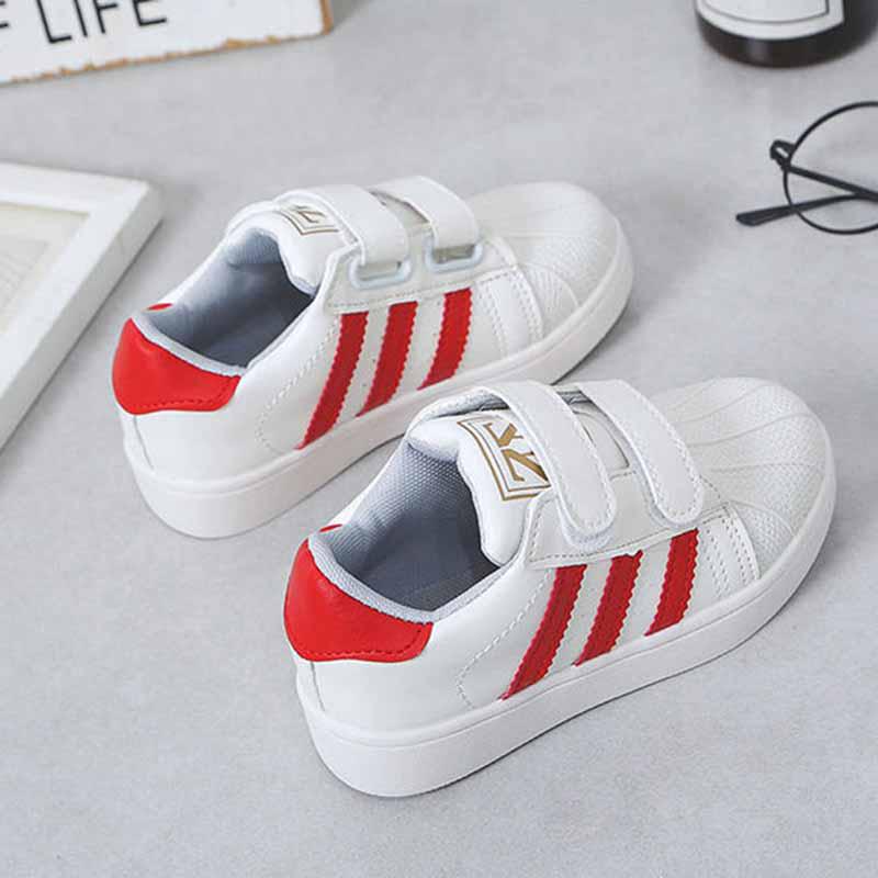 Size 21-36 Child Sneakers Sandals Kids Leather Breathable Wear-resistant Basketball Shoes Lightweight Running Shoes Comfortable Deodorant Skate Shoes