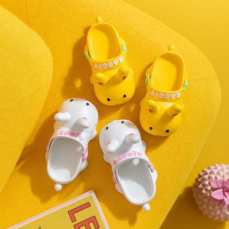 Children's Slippers Summer Girls Boys Home Baby Slippers Cute Thick-soled Non-slip Children's Parent-child Slippers