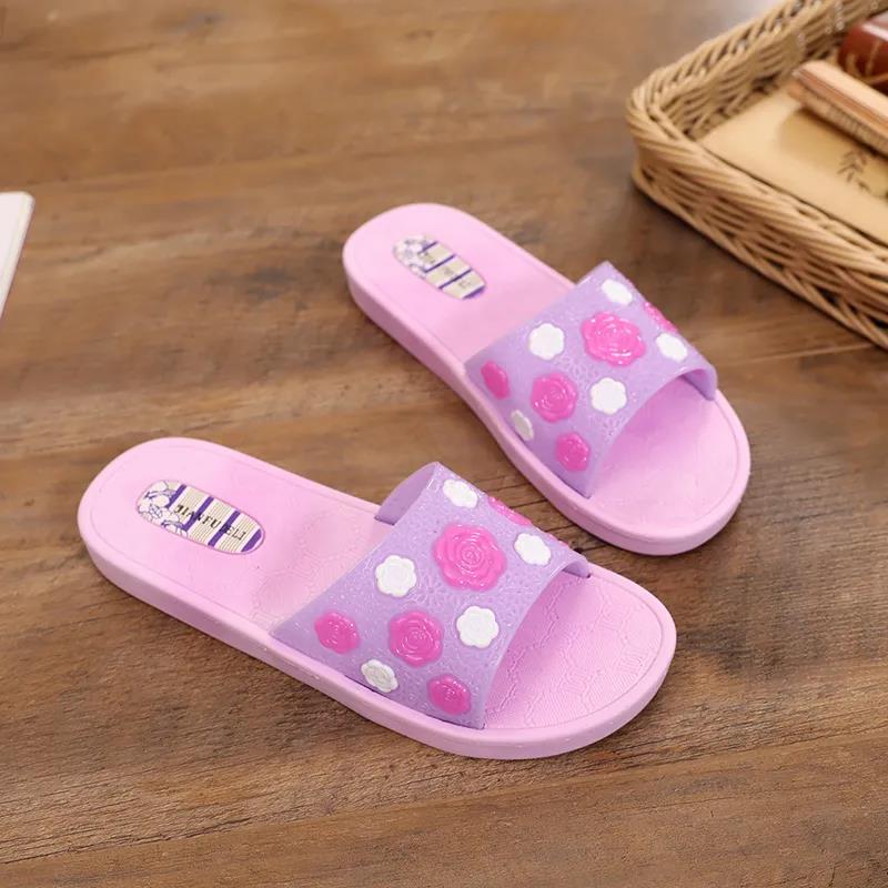 Bathroom Slippers Home Indoor Non-slip Thick-soled Soft-soled Sandals Indoor and Outdoor Wearable Summer Sandals Ladies Soft-soled Shoes