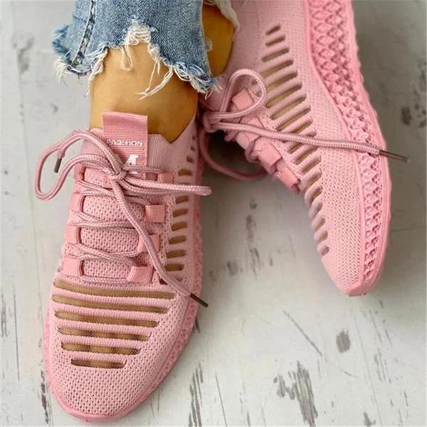 Women Vulcanized Summer Running Shoes 2020 Female Slip on Sneakers Mesh Breathable Sports Shoes Women's Athletic Footwear