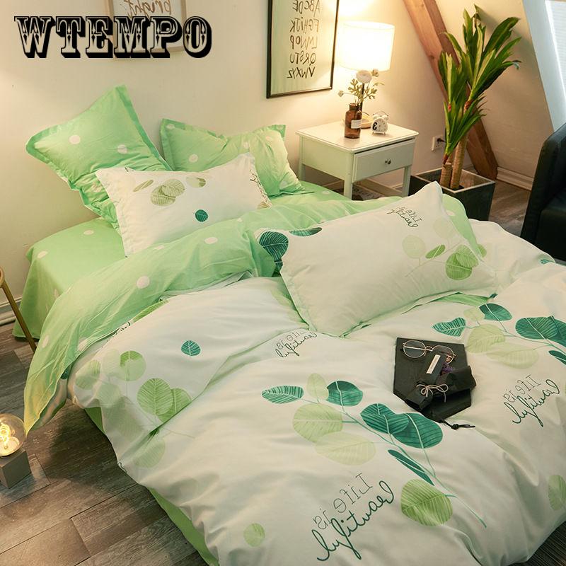 Sheet Pillowcases Bedclothes 4pcs Bedding Set Queen Size Duvet Cover Bed Set