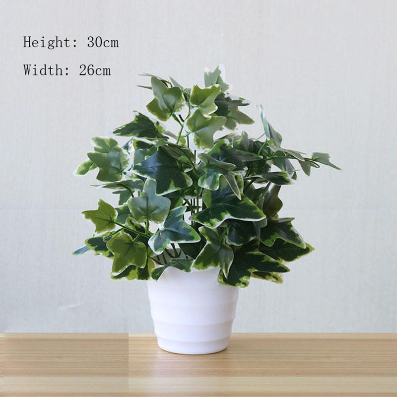 Fake Green Plants Artificial Flower Plants Ornaments Green Radish Potted Anthurium Living Room Bedroom Hotel Club Plastic Furnishings