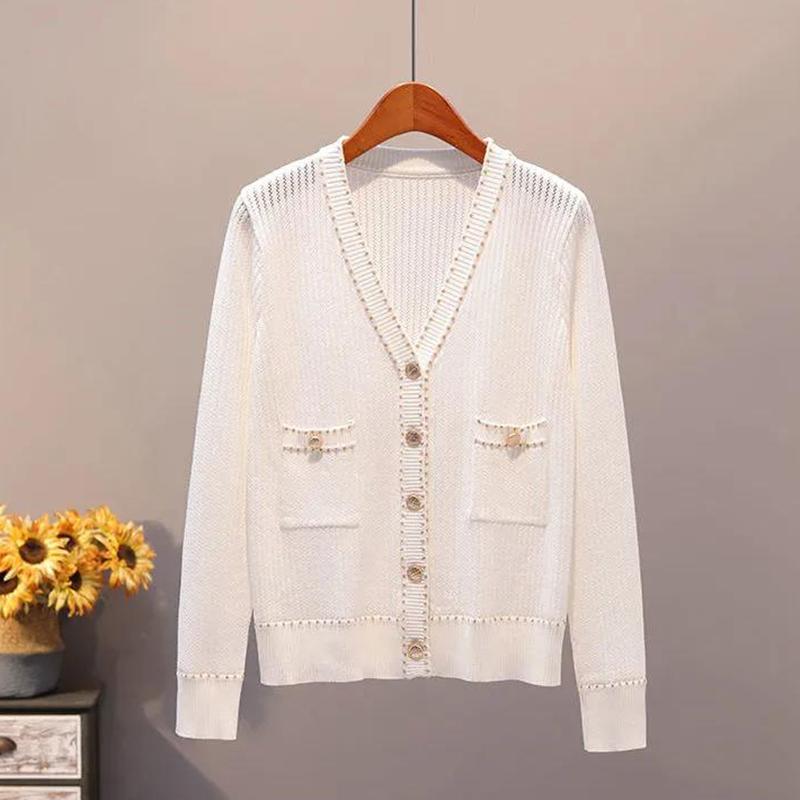 Spring Newly Solid Women Cardigans 2021 Fashion Slim Ladies Knitted Sweater Long Sleeve Buttons Sweater