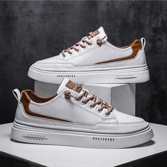 Men's Shoes Spring Shoes Korean Trend Leather Shoes Men's Sports Shoes White Summer Casual Shoes