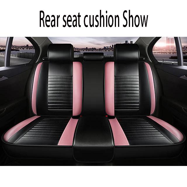 Car seat cover Waterproof Car Seat Cover Universal 5 set Auto Seat Cushion Leather 5 seats Universal