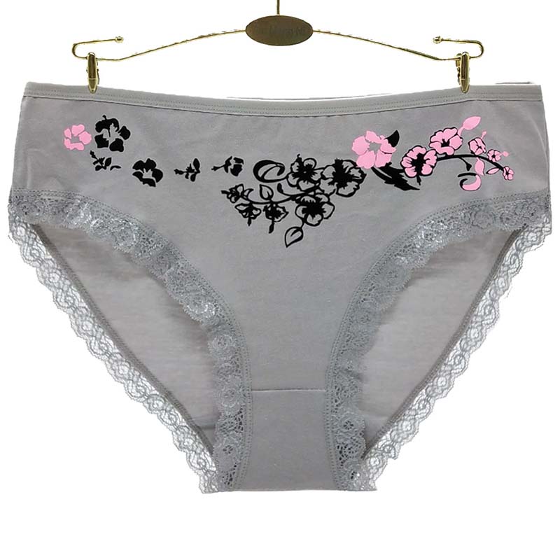 6 Pieces/set of Pure Cotton Underwear Ladies Plus Size Mommy Cotton Sexy Briefs