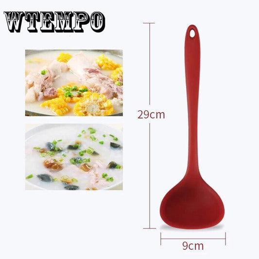 Brand Silicone Spoon Long Handle Household High Temperature Cooking